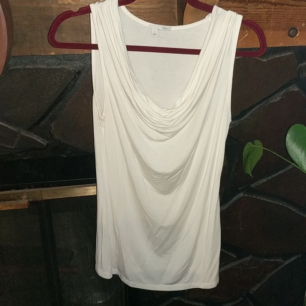 Cream colored Halogen tank, size small